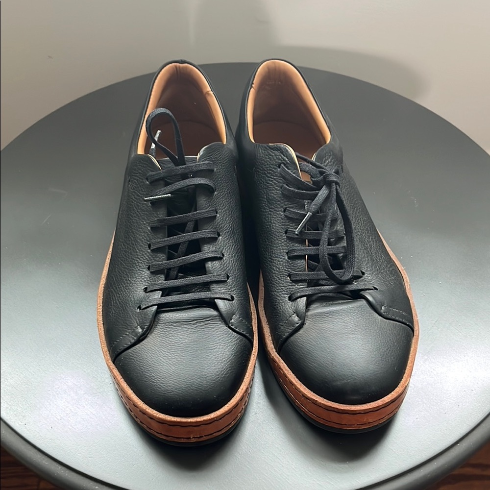 Clergerie Black Leather Sneakers – Size 39 - Picture 3 of 11